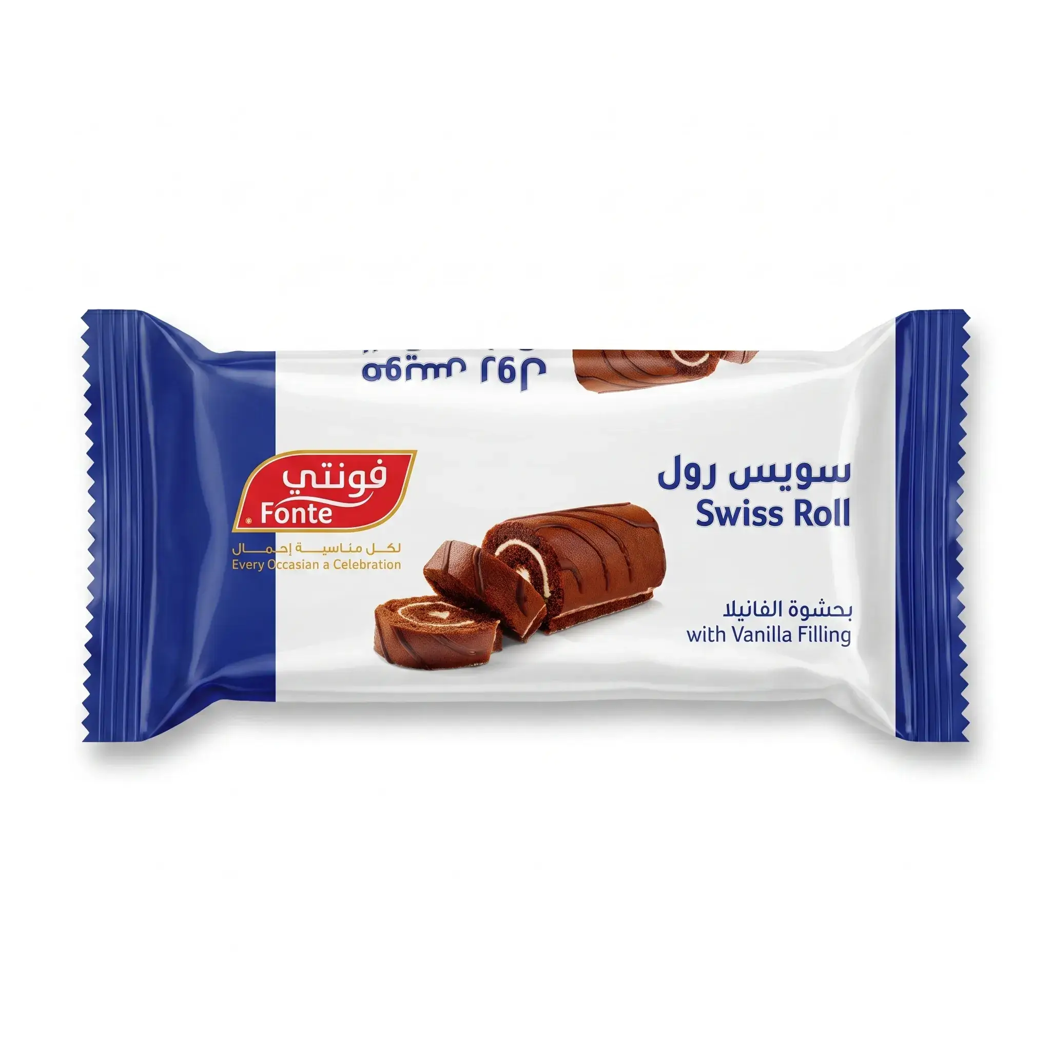 Fonte Swiss Roll with Vanilla Filling