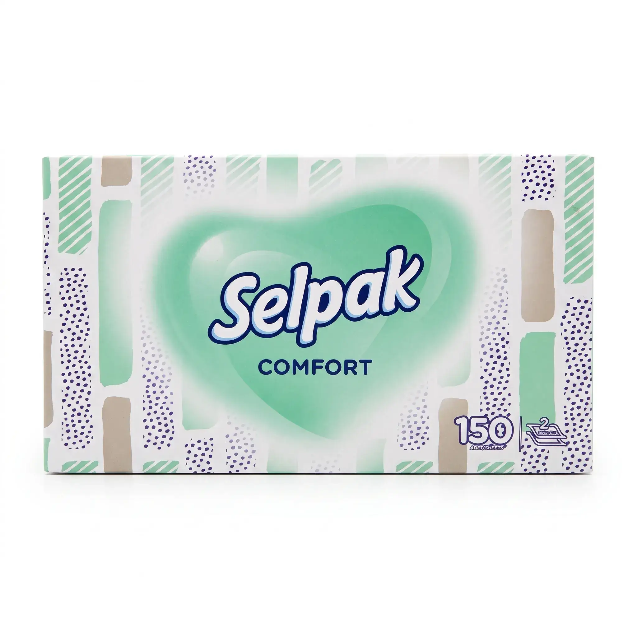 Selpak Comfort Facial Tissues 150 Sheets 2-Ply