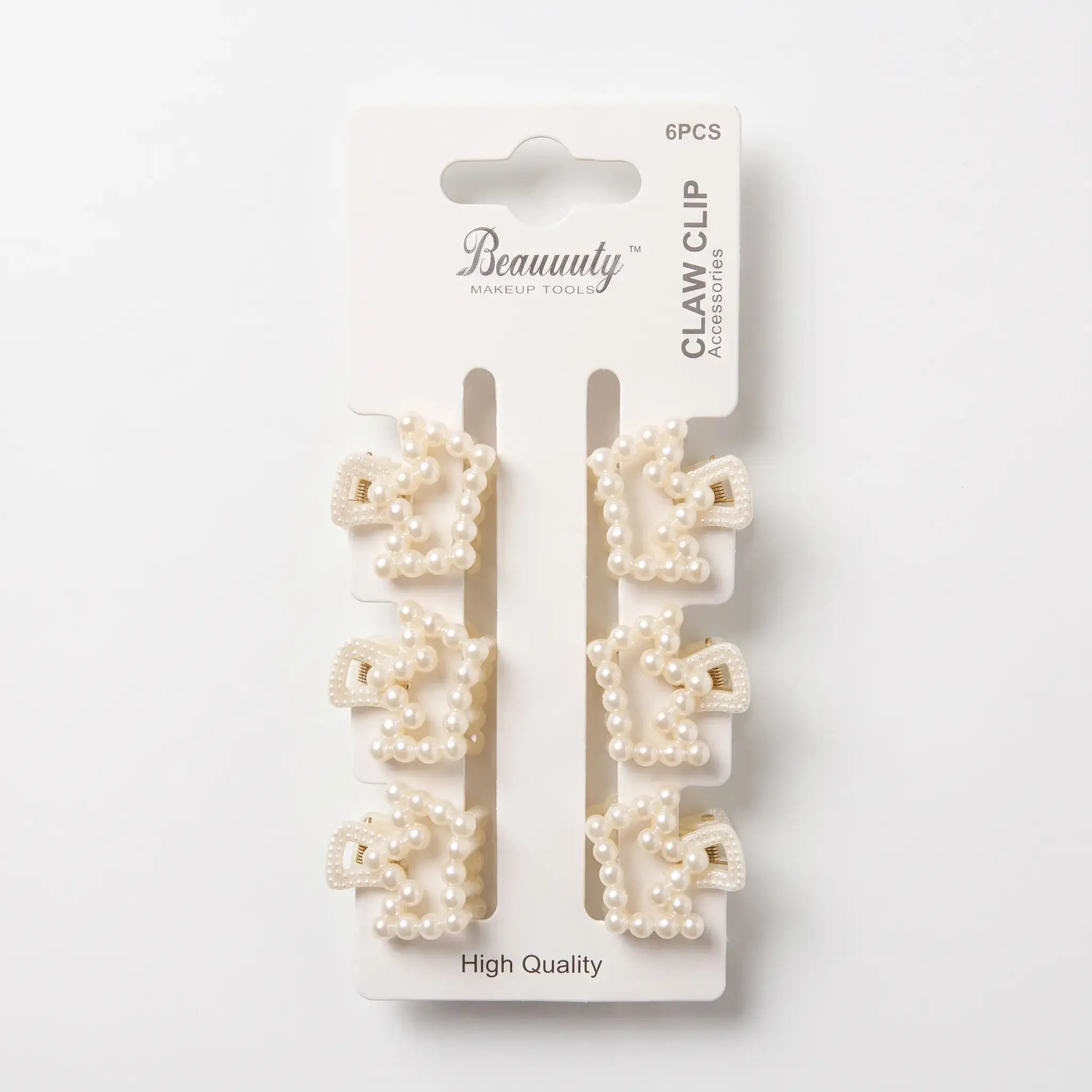 Beauuuty Pearl Claw Clip Accessories 6 Pieces