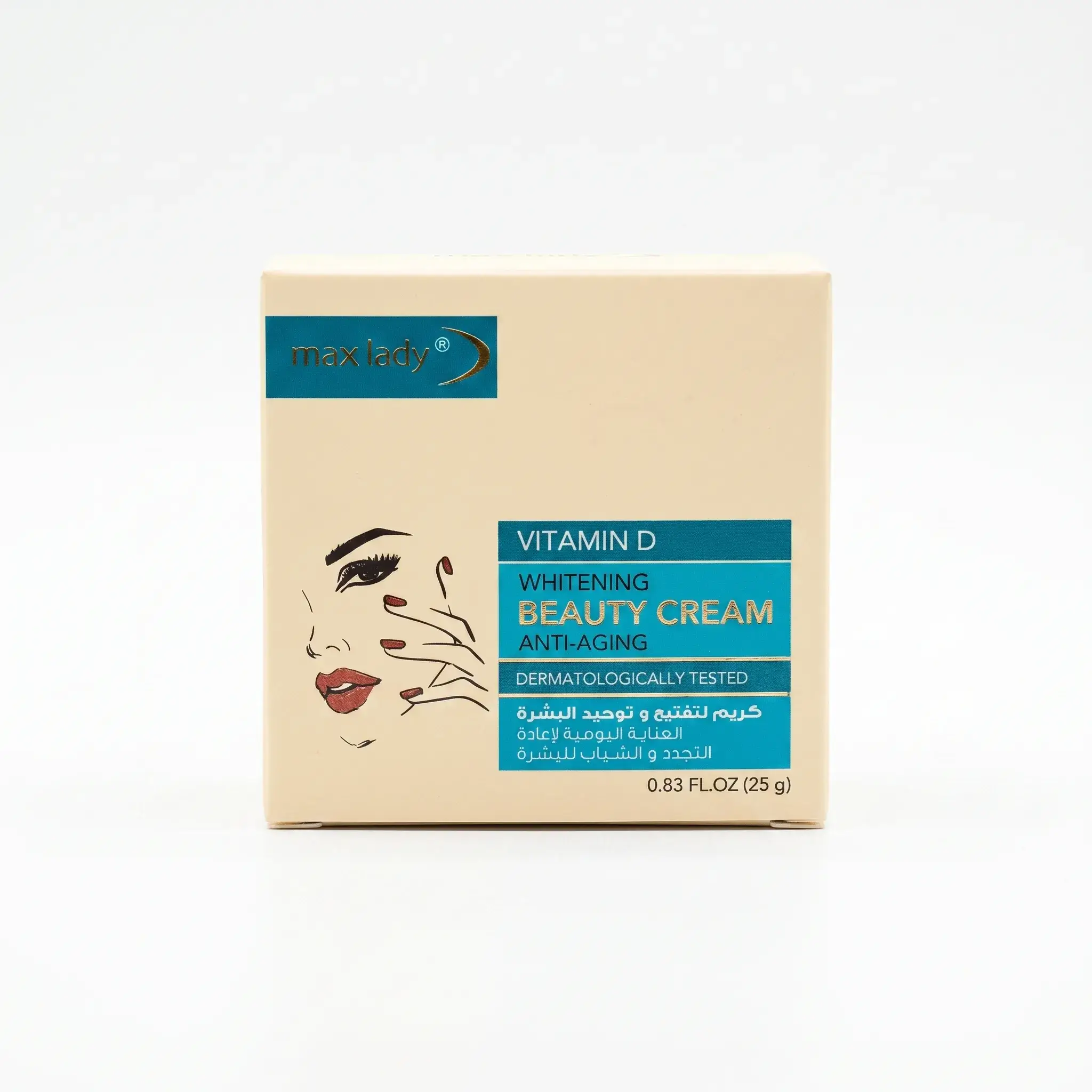 Max Lady Vitamin D Whitening Beauty Cream