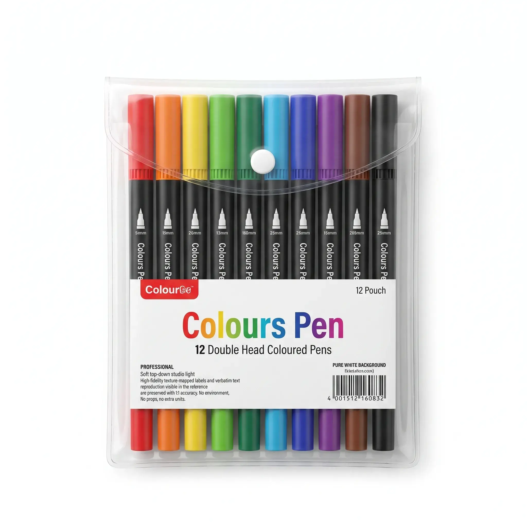 Colours Pen 12 Double Head Coloured Pens