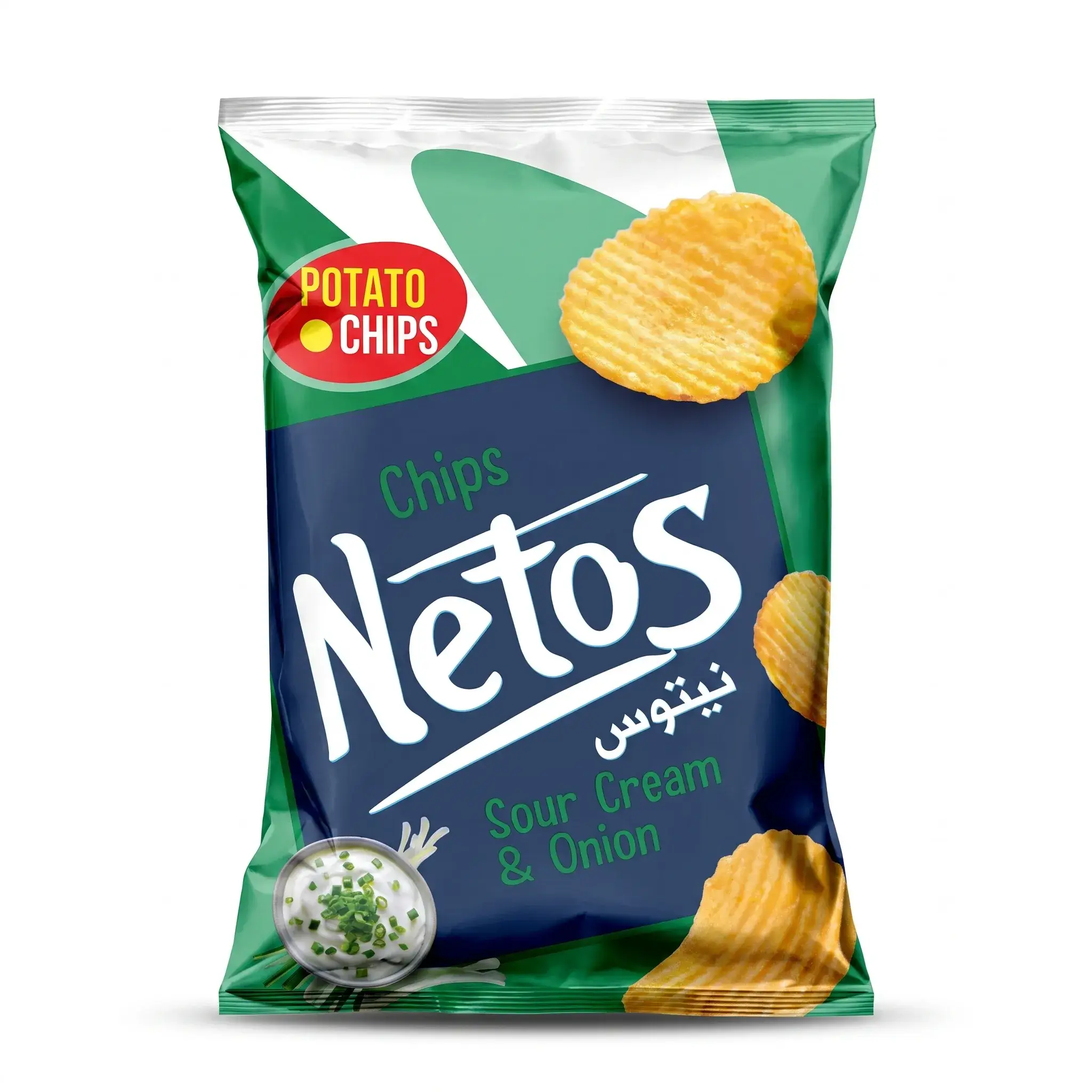 Netos Sour Cream & Onion Potato Chips