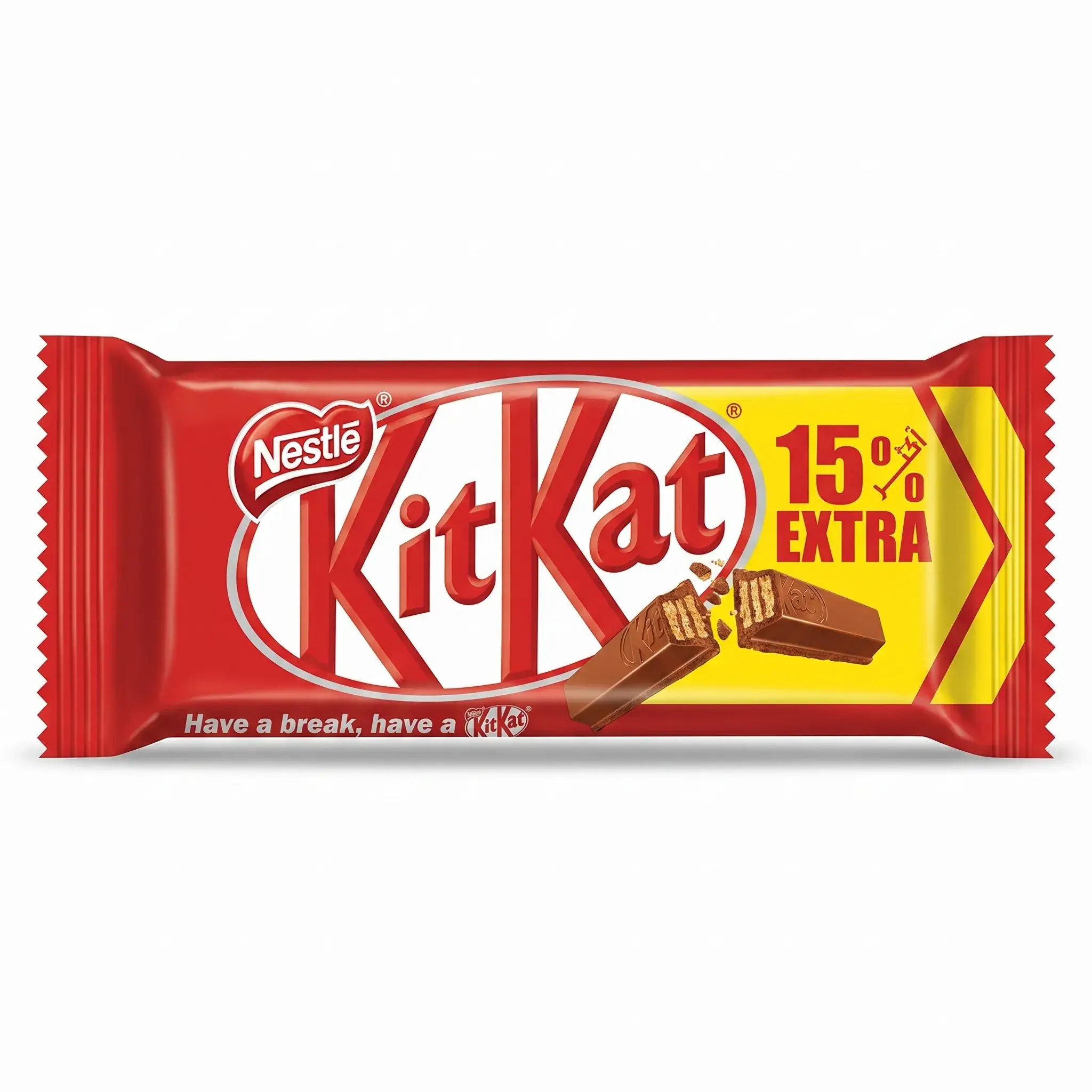 Nestle KitKat 2 Finger Chocolate Bar (15% Extra)