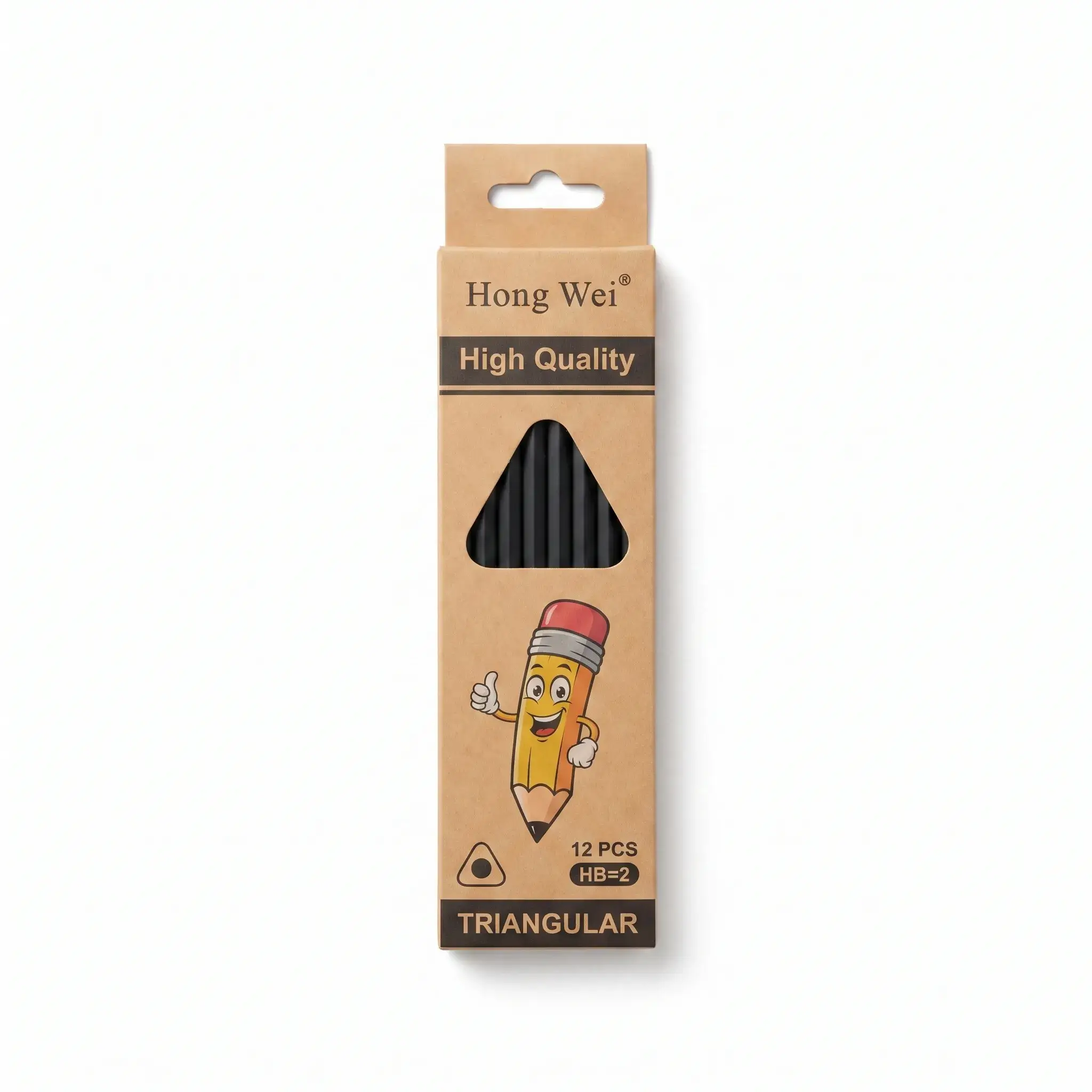 Hong Wei HB Triangular Pencils