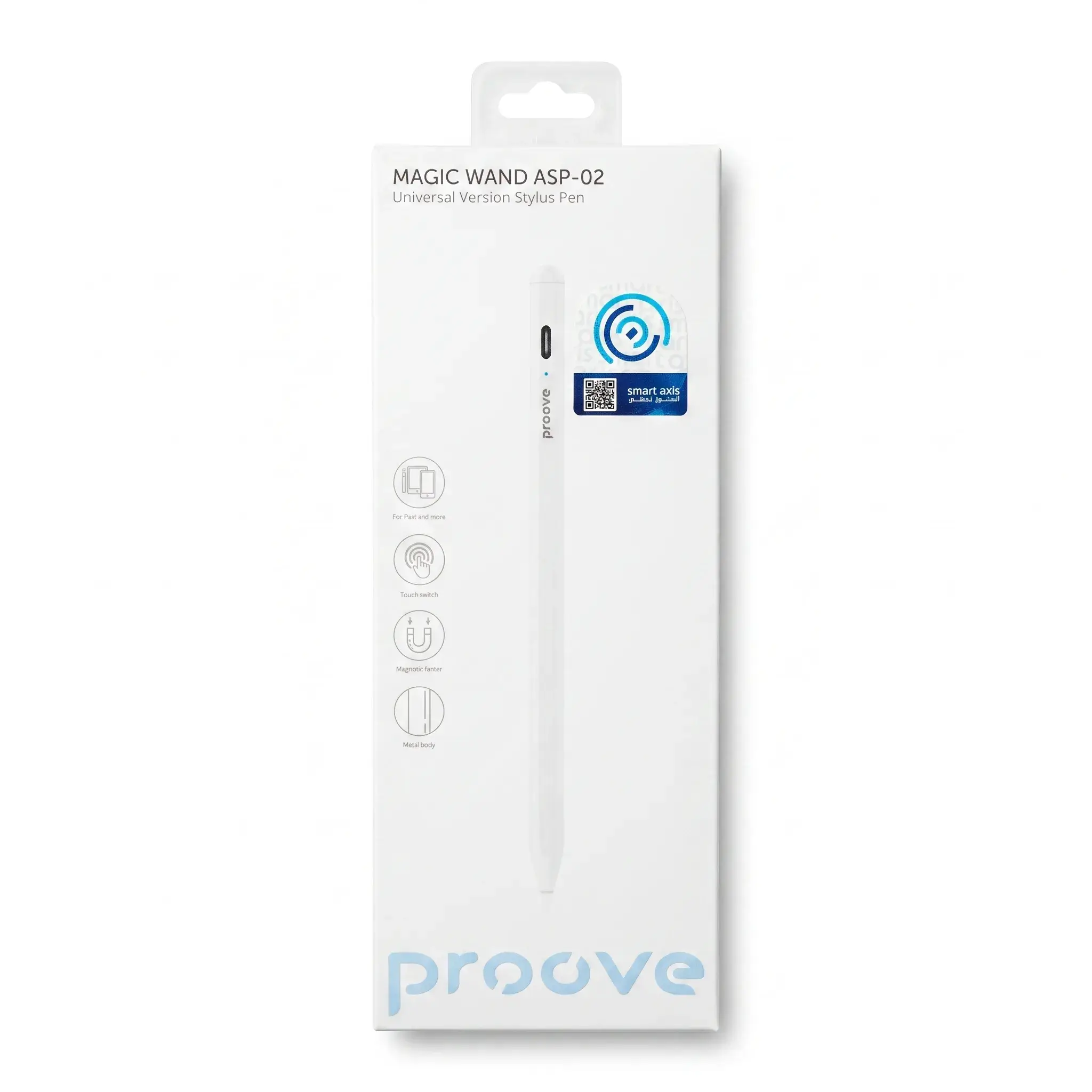 Proove Magic Wand ASP-02 Universal Stylus Pen - White