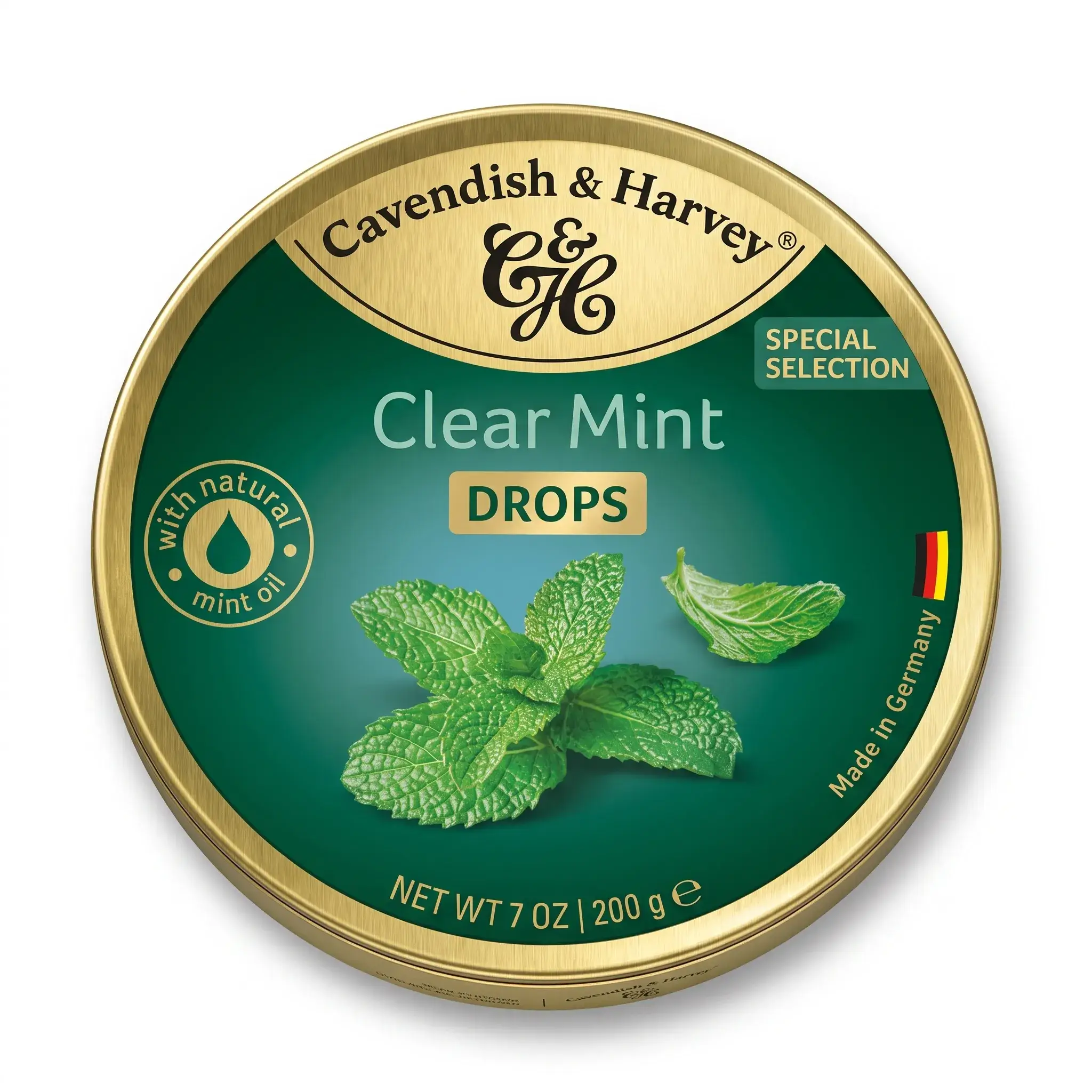 Cavendish & Harvey Clear Mint Drops