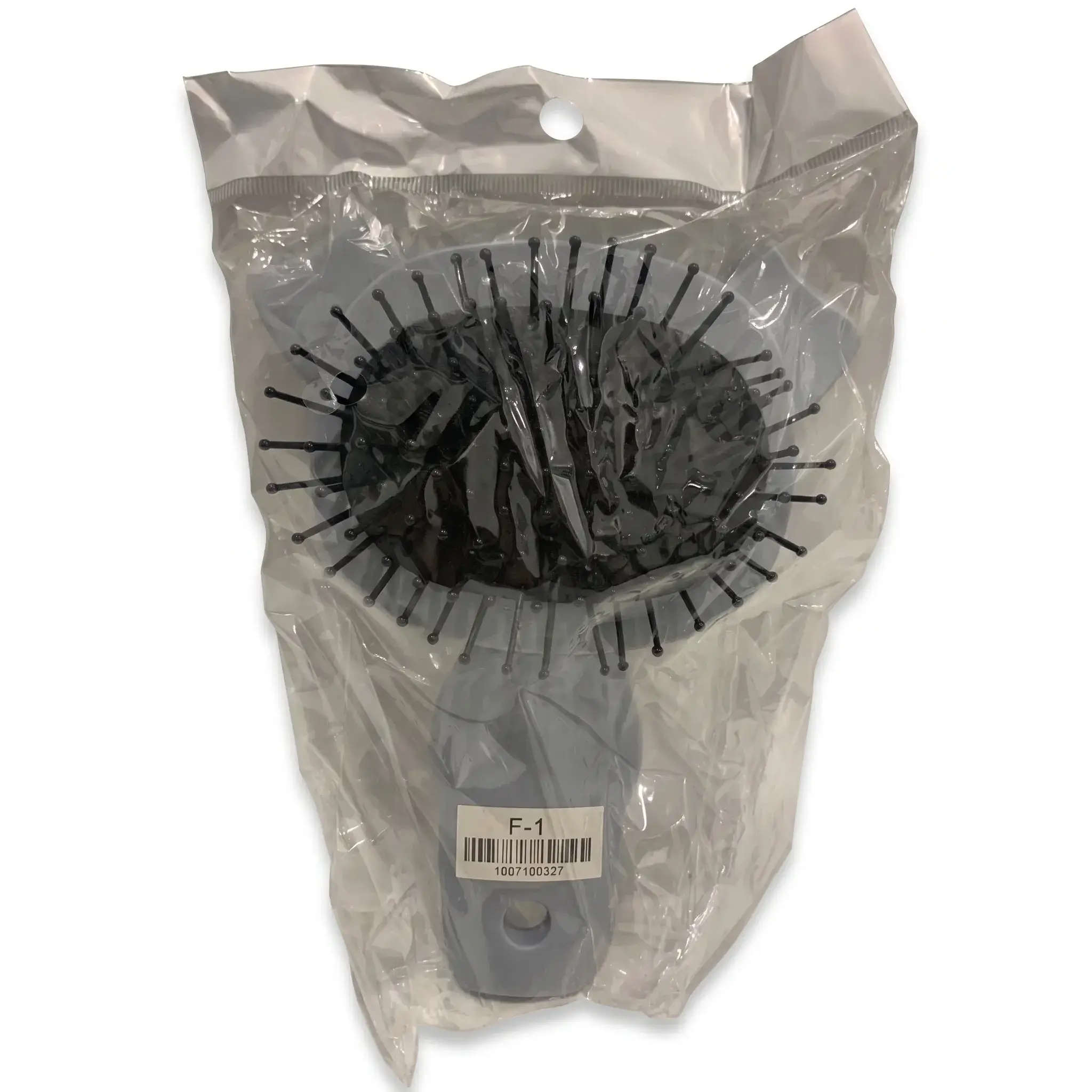 Grey Oval Hair Brush