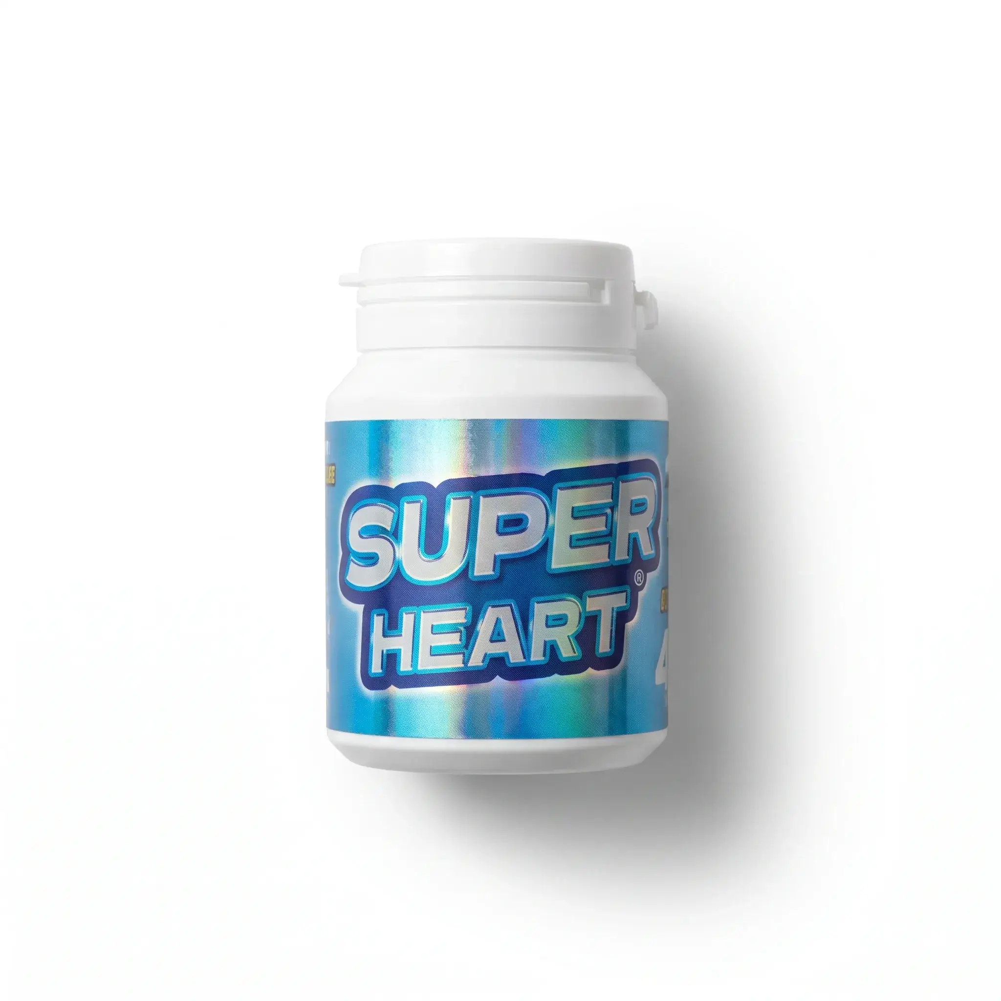 Super Heart Bubble Gum Bottle