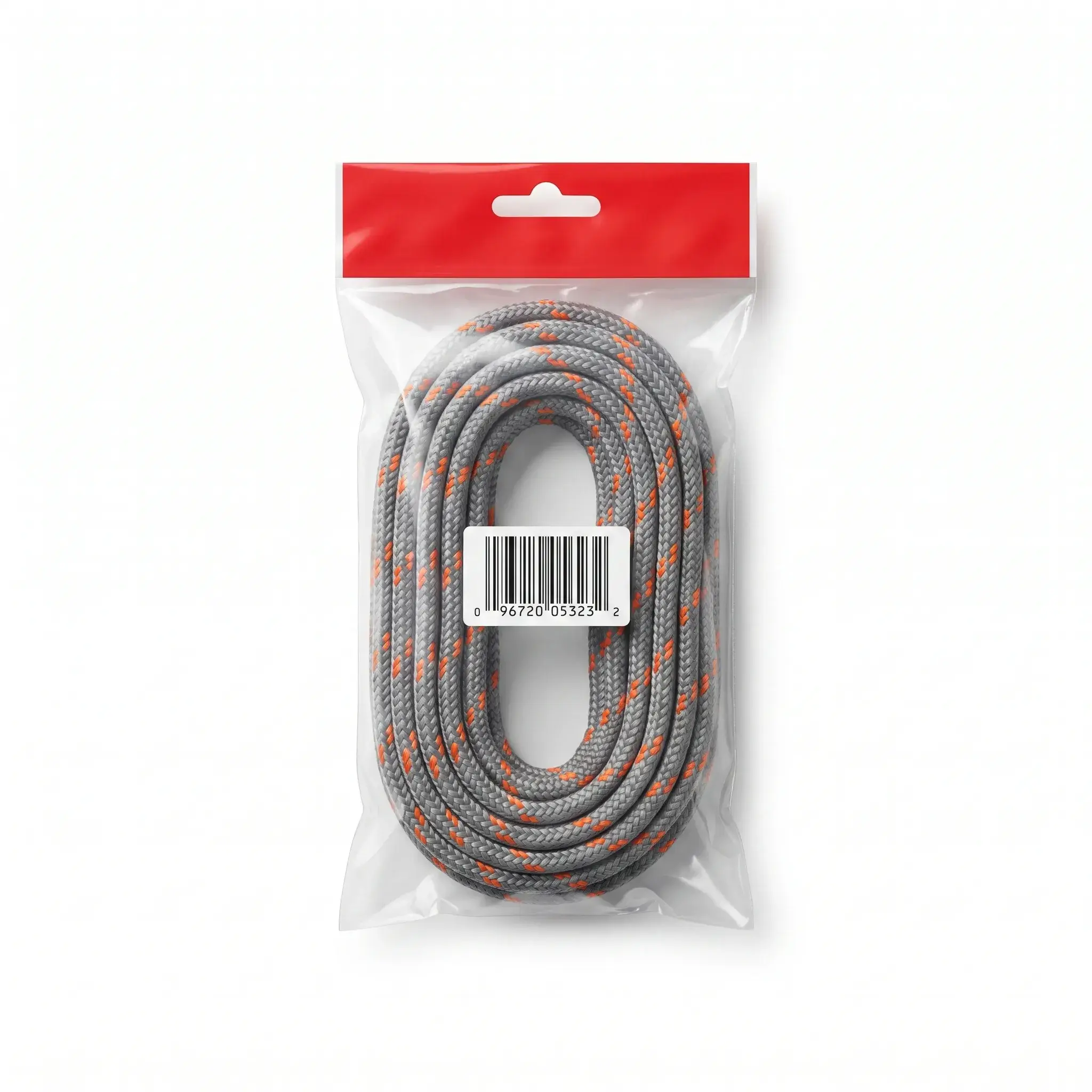 Heavy Duty Braided Nylon Rope - Grey