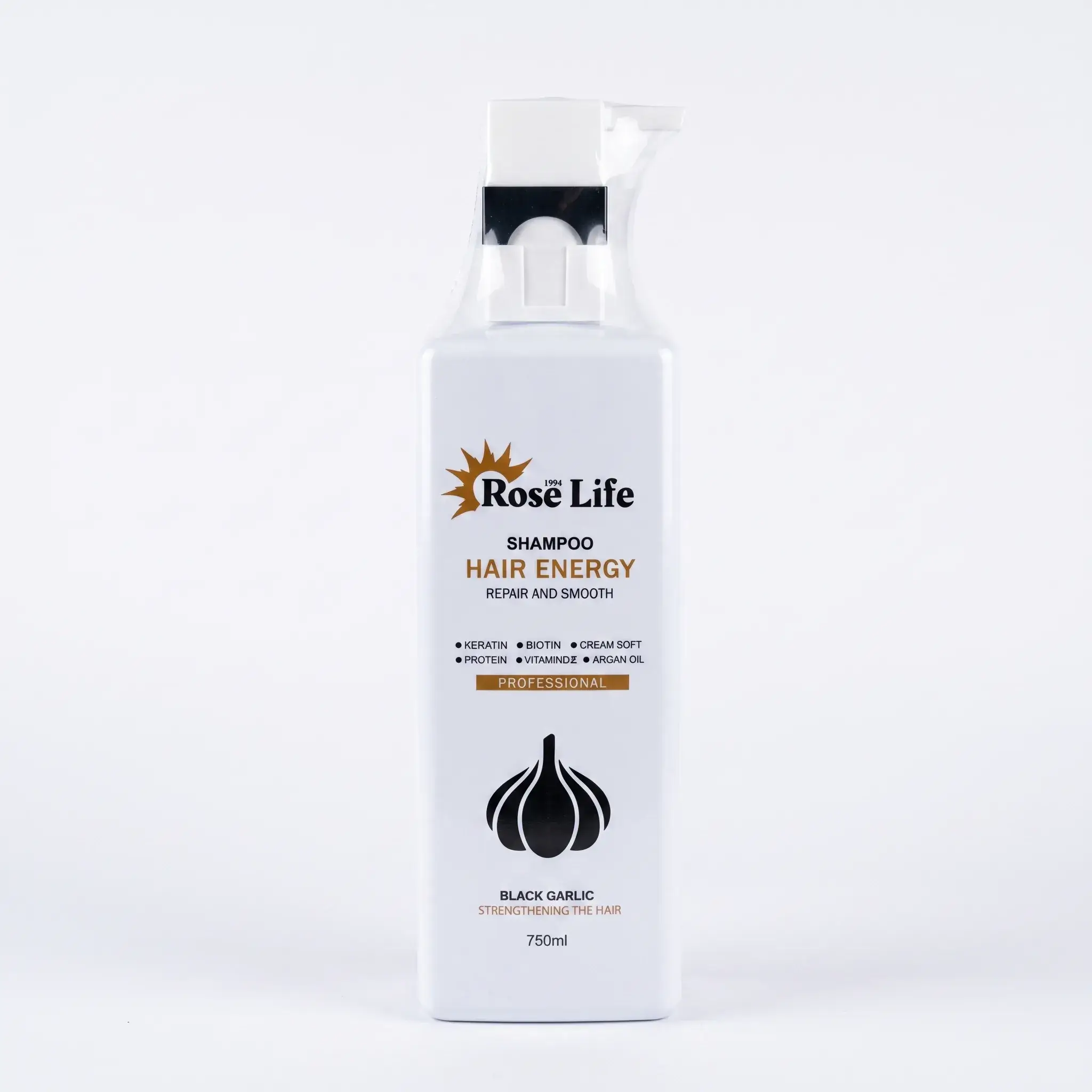 Rose Life Hair Energy Black Garlic Shampoo