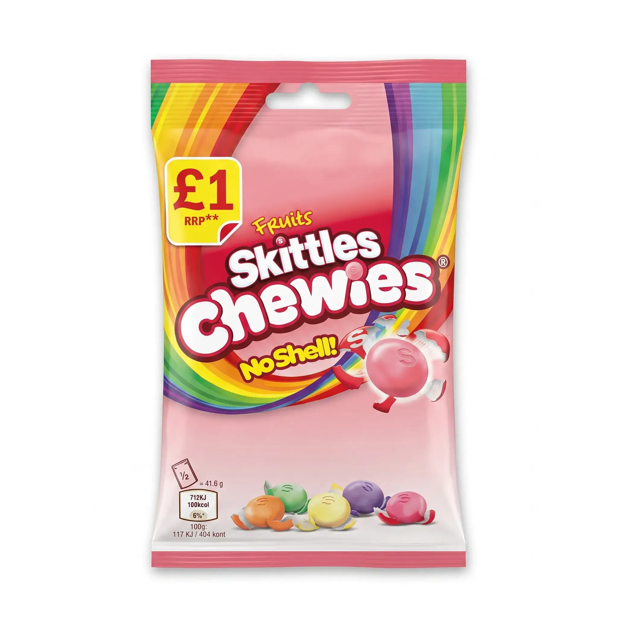Skittles Chewies Fruits (No Shell!)