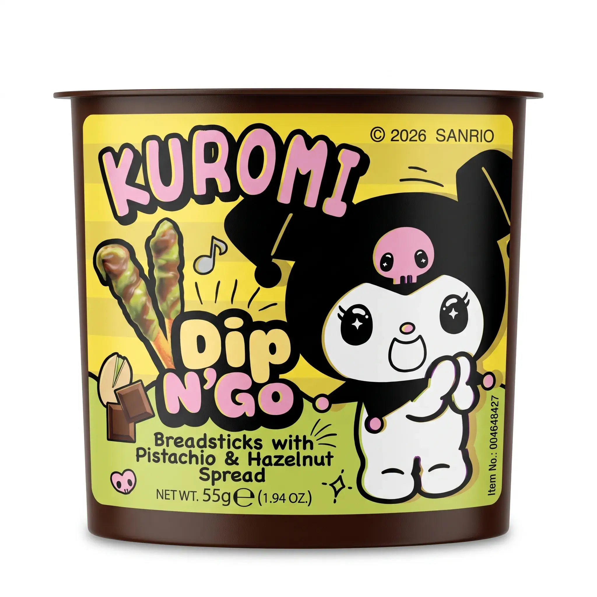 Kuromi Dip N' Go Breadsticks with Pistachio & Hazelnut Spread
