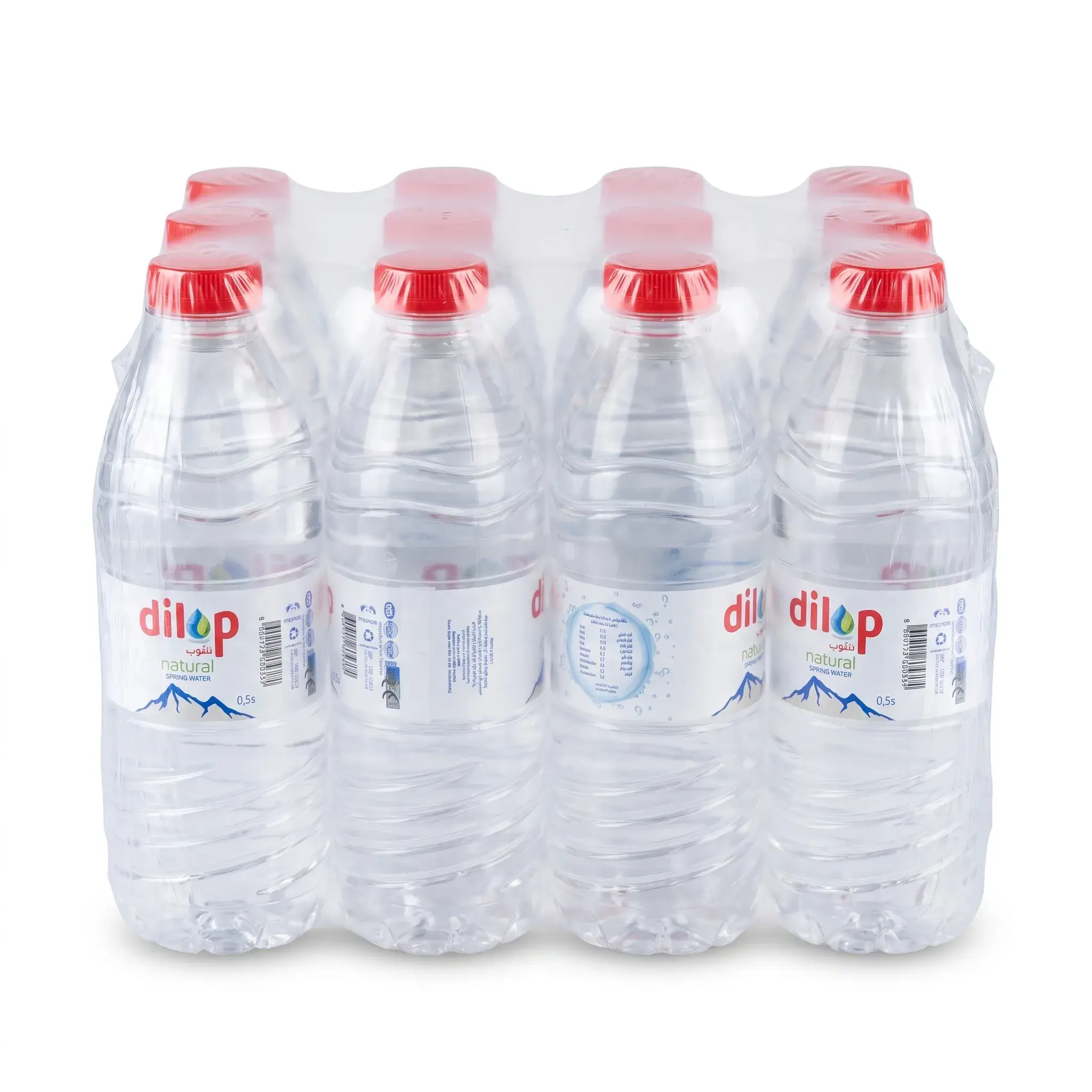 Dilop Natural Spring Water 12 x 500ml