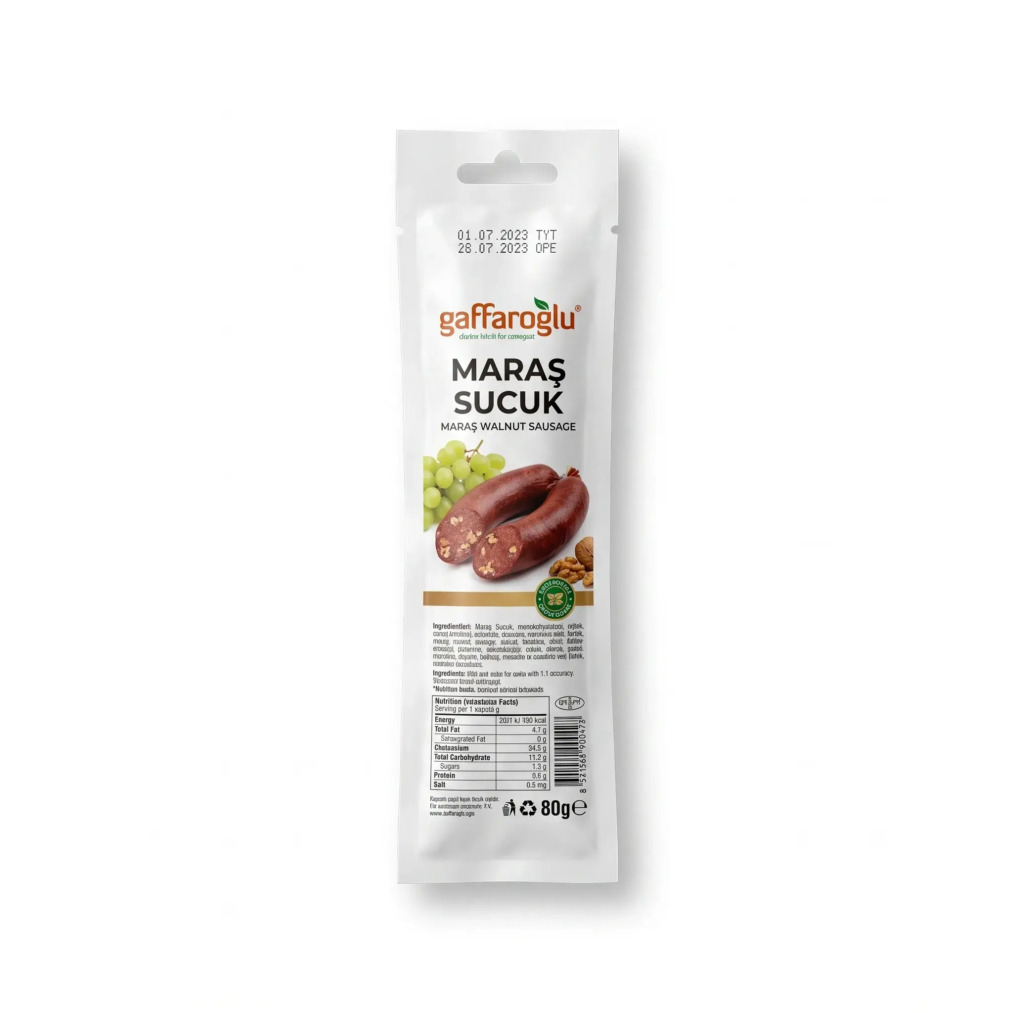 Gaffaroğlu Maraş Walnut Sausage