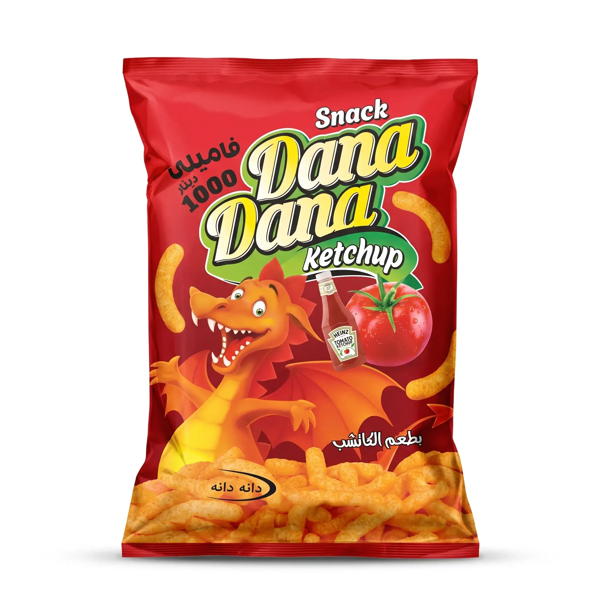 Dana Dana Ketchup Flavored Corn Puffs