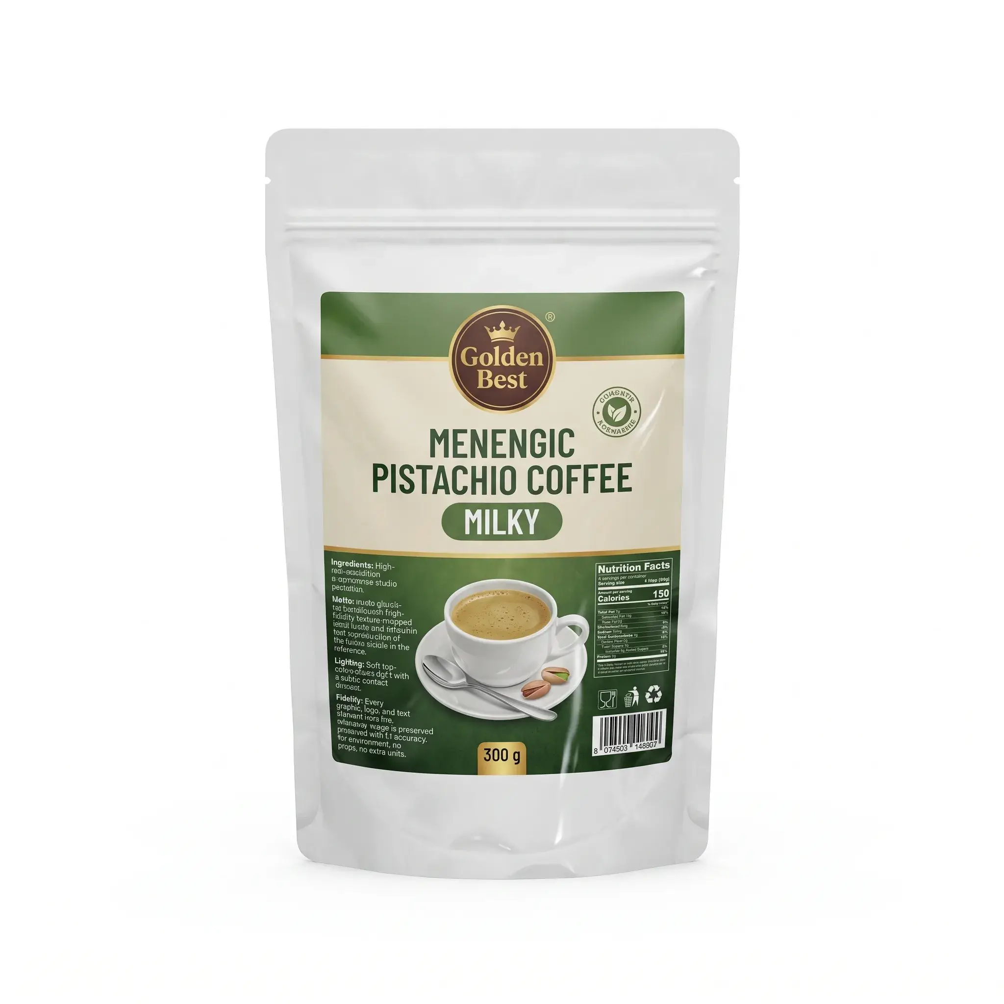 Golden Best Menengic Pistachio Coffee Milky