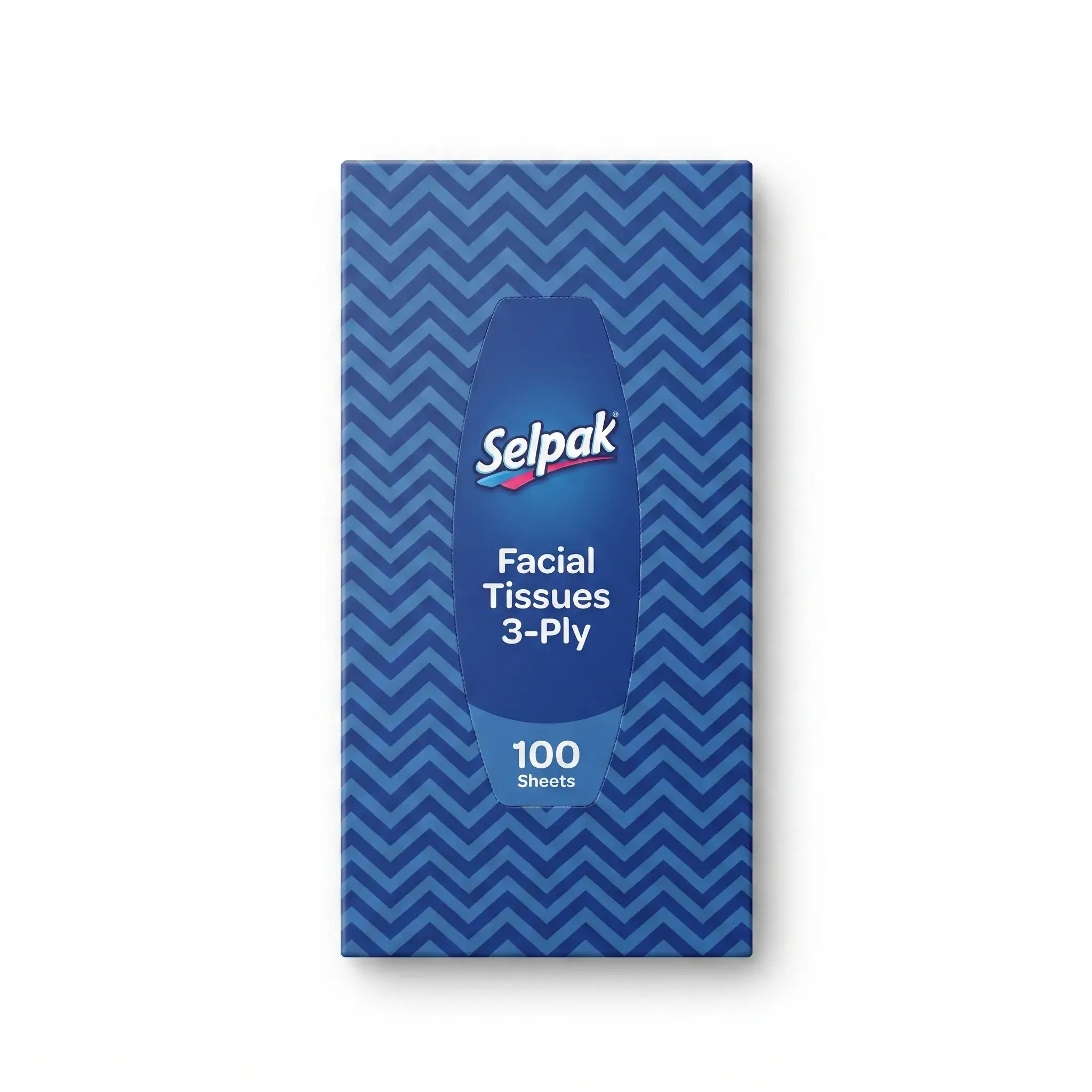 Selpak Facial Tissues 3-Ply 100 Sheets