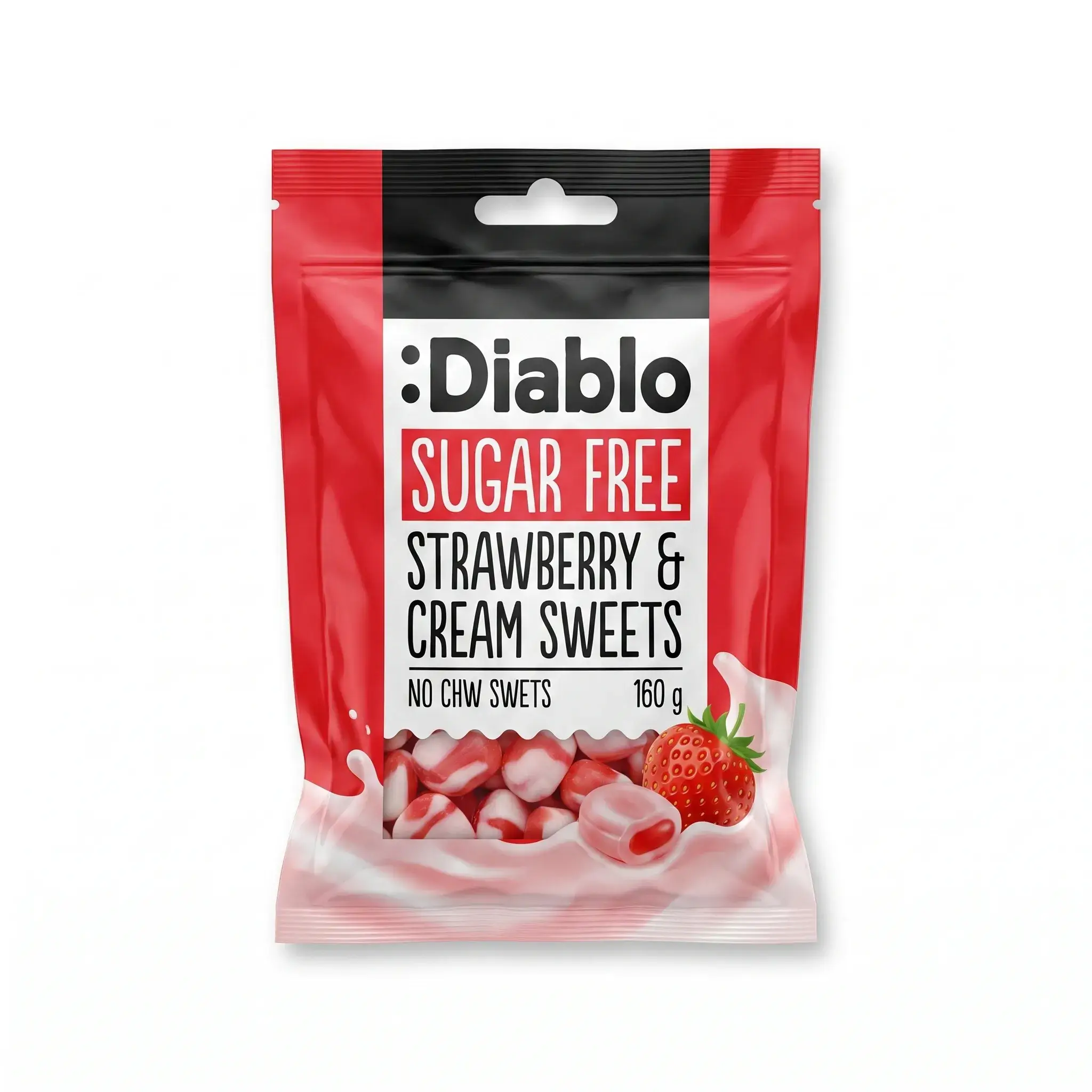Diablo Sugar Free Strawberry & Cream Sweets