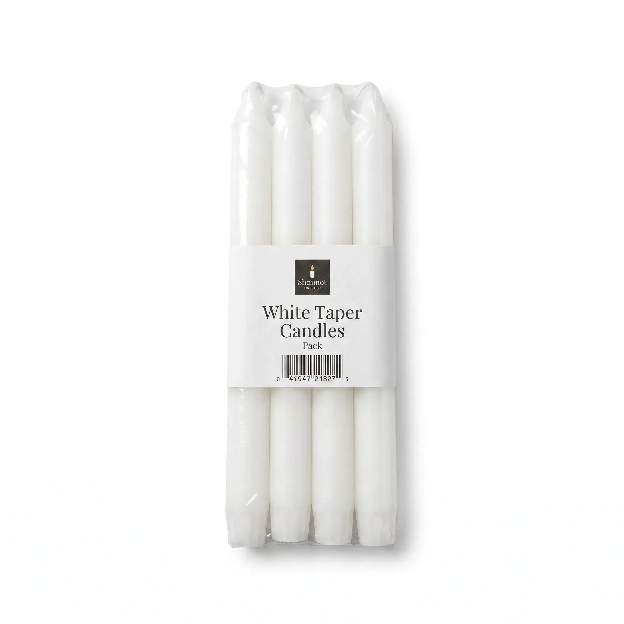 White Taper Candles Pack
