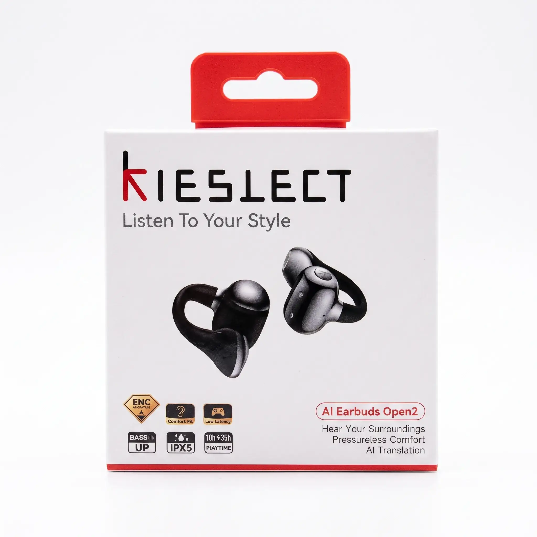 Kieslect AI Earbuds Open2 Vector Black