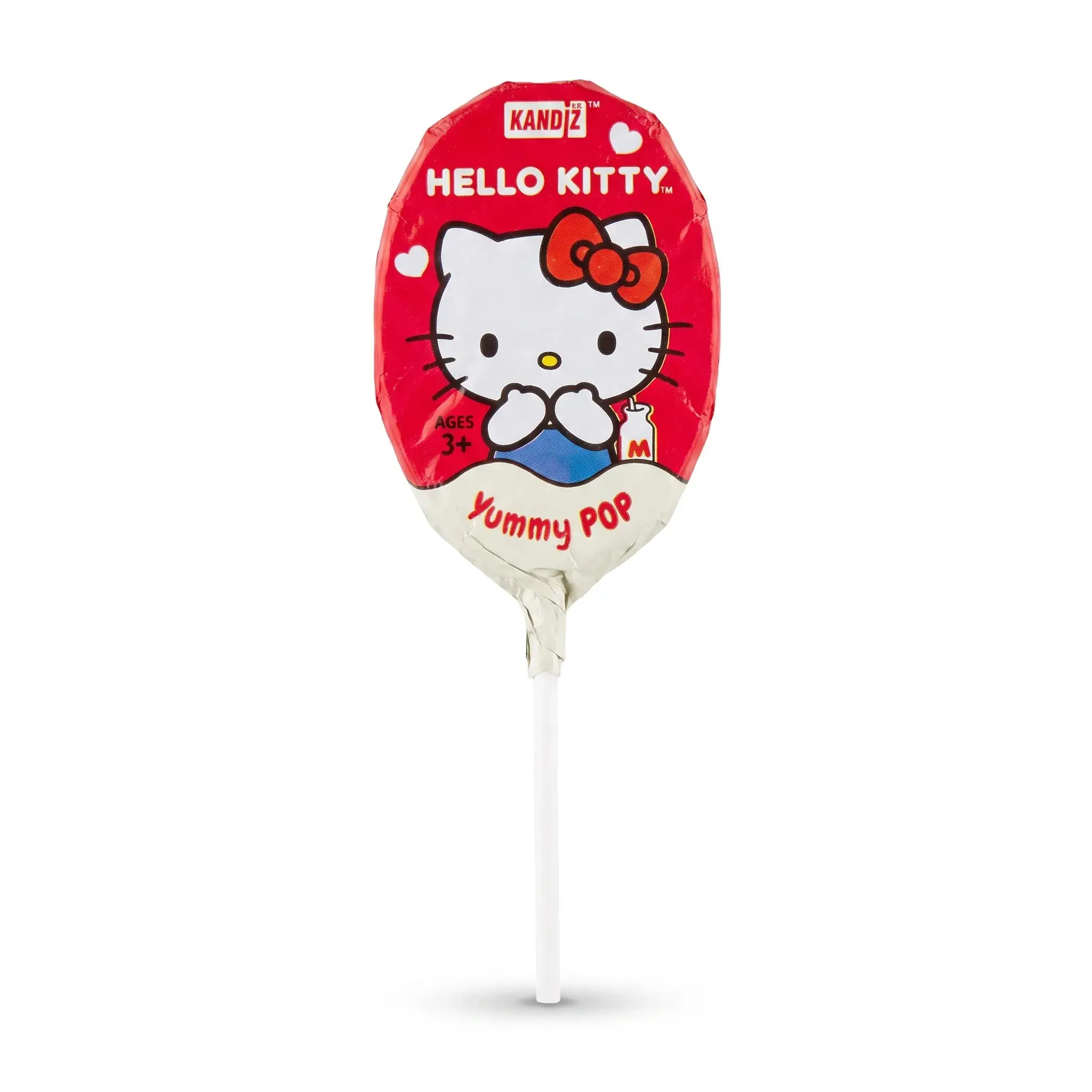Kandiz Hello Kitty Yummy Pop Milk Chocolate Lollipop