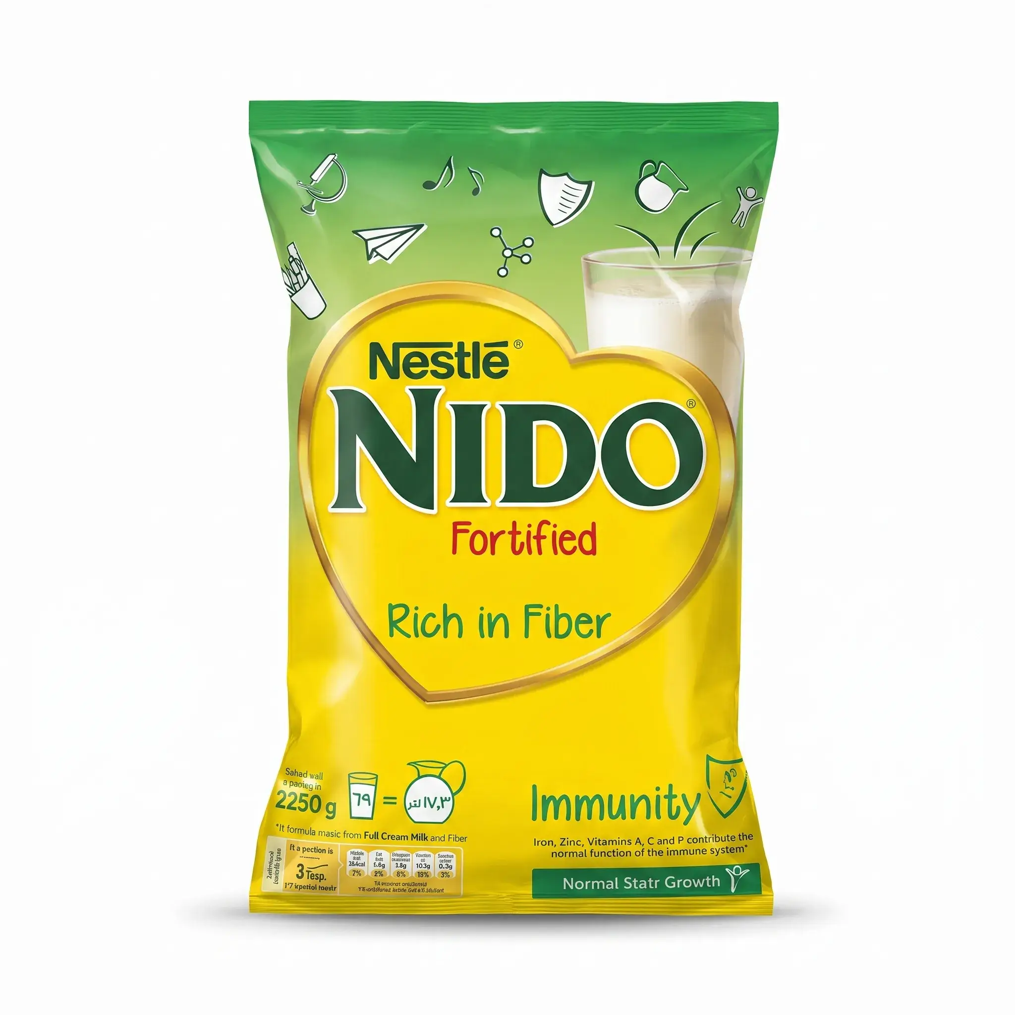 Nestle Nido Fortified Milk Powder Rich in Fiber