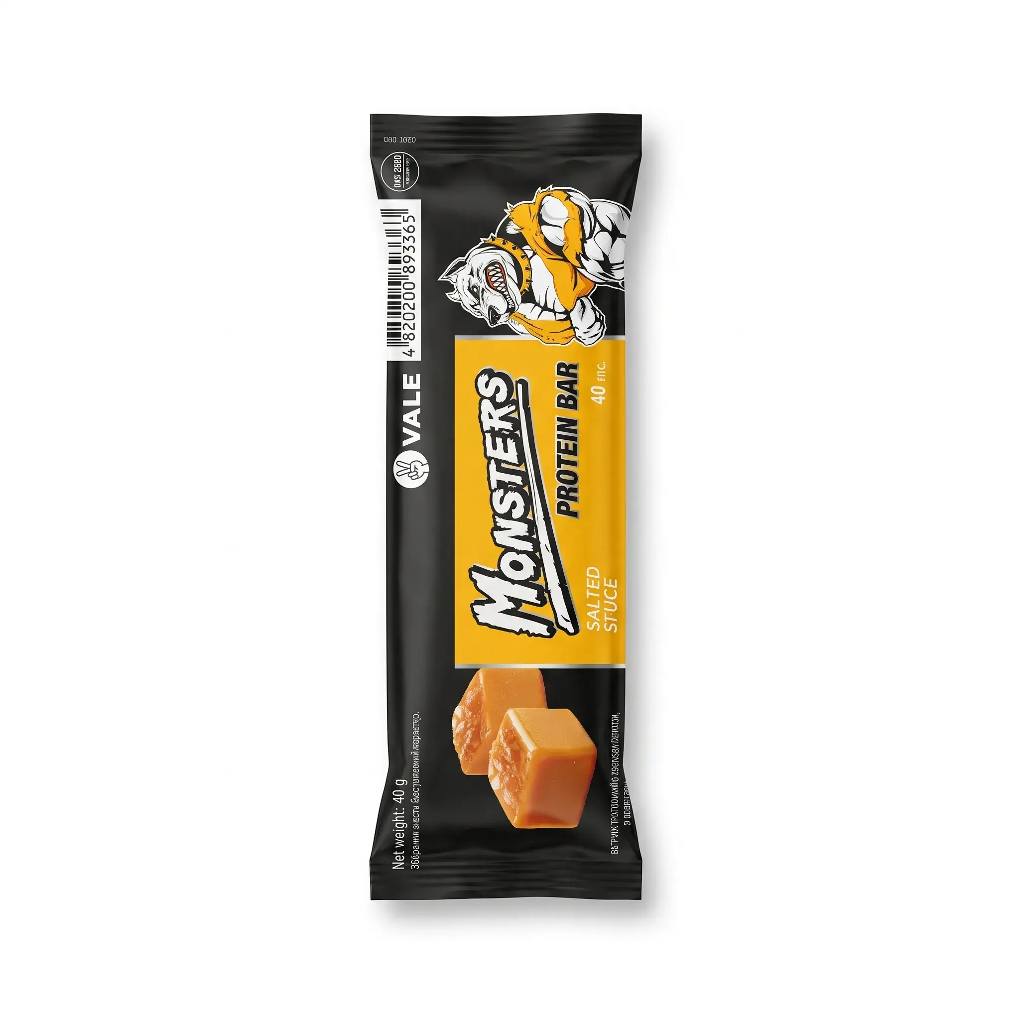 Monsters Caramel Protein Bar