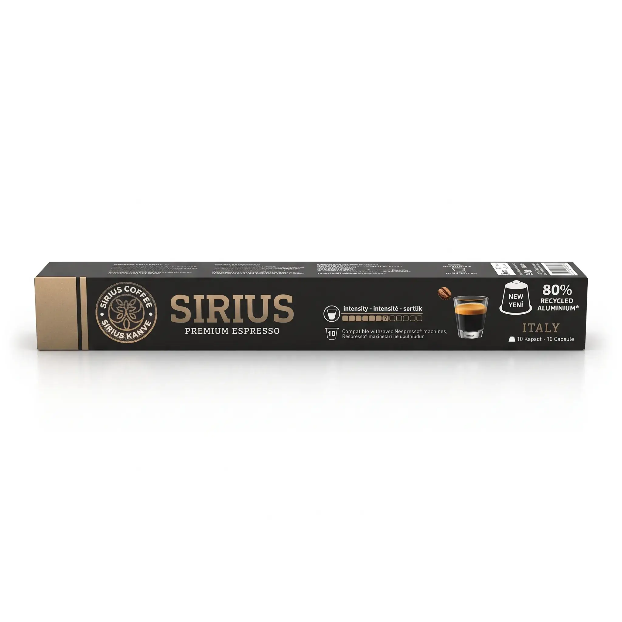 Sirius Premium Espresso Coffee Capsules