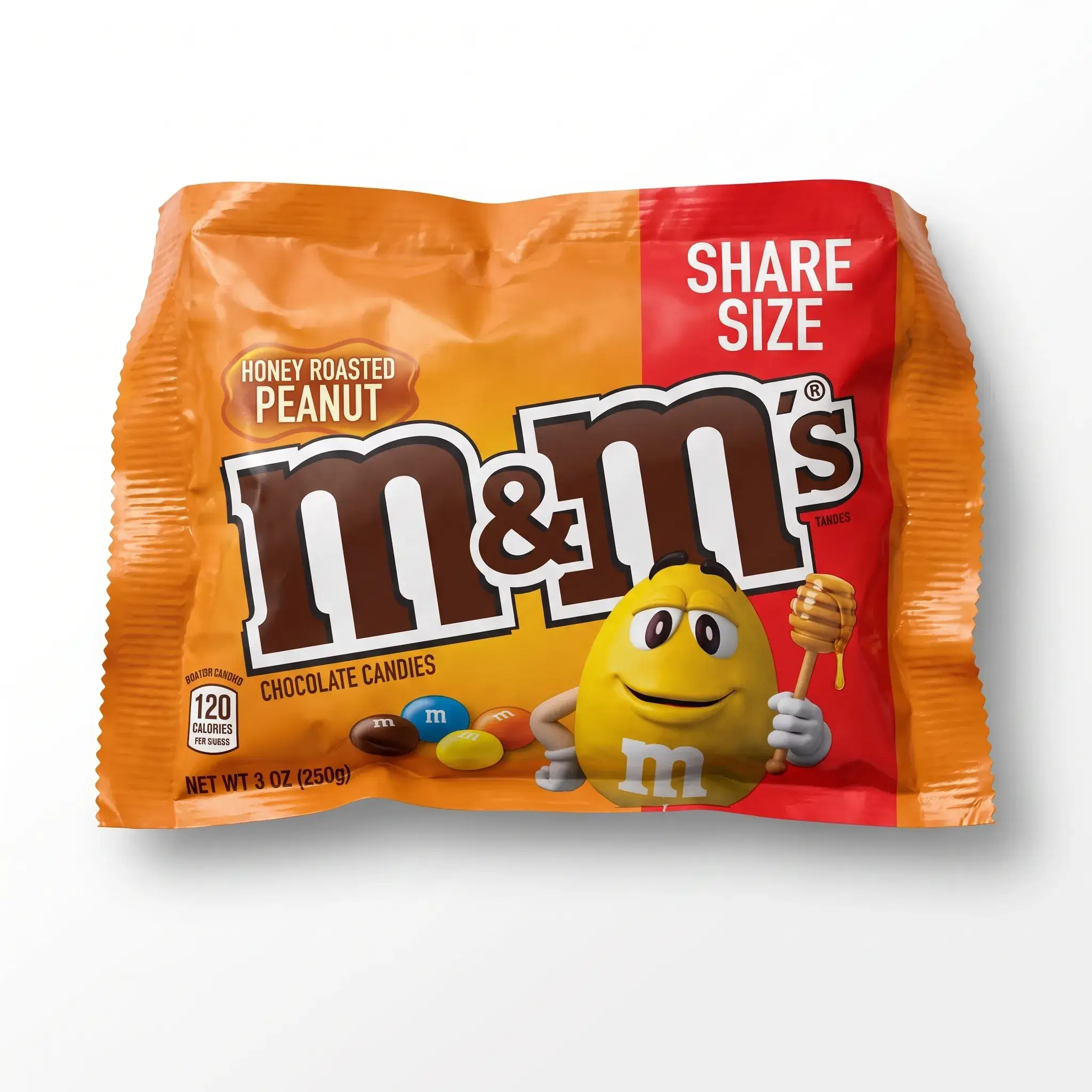 M&M's Honey Nut Chocolate Candies Share Size